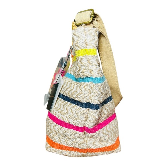 American & Beyond Stripe Bahama Breeze Tote Bag NWT - Picture 5 of 8